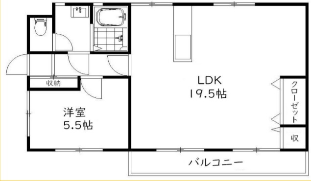 間取りはこちら。