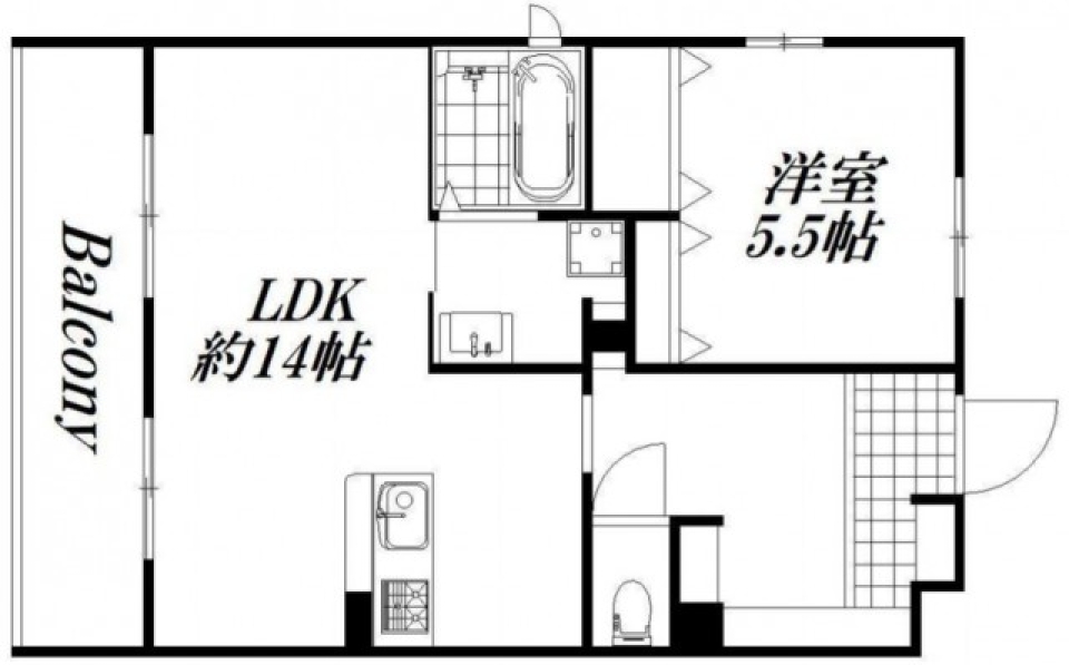 休日は趣味に没頭の間取り図