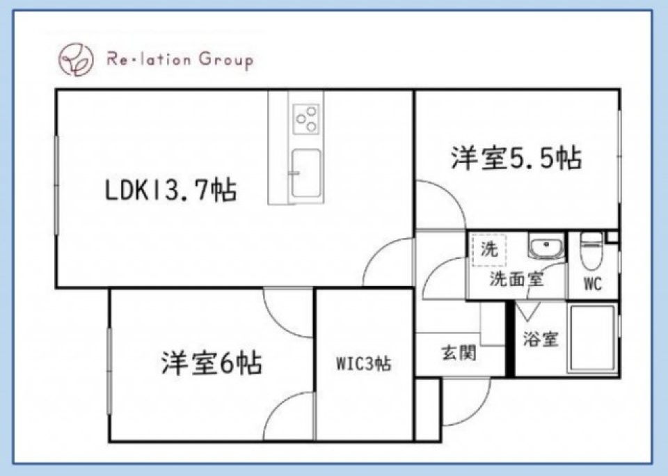 しあわせの景色の間取り図