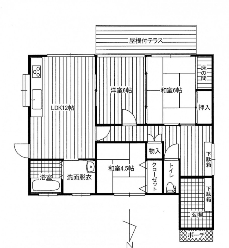 実家に帰ってきたような。の間取り図