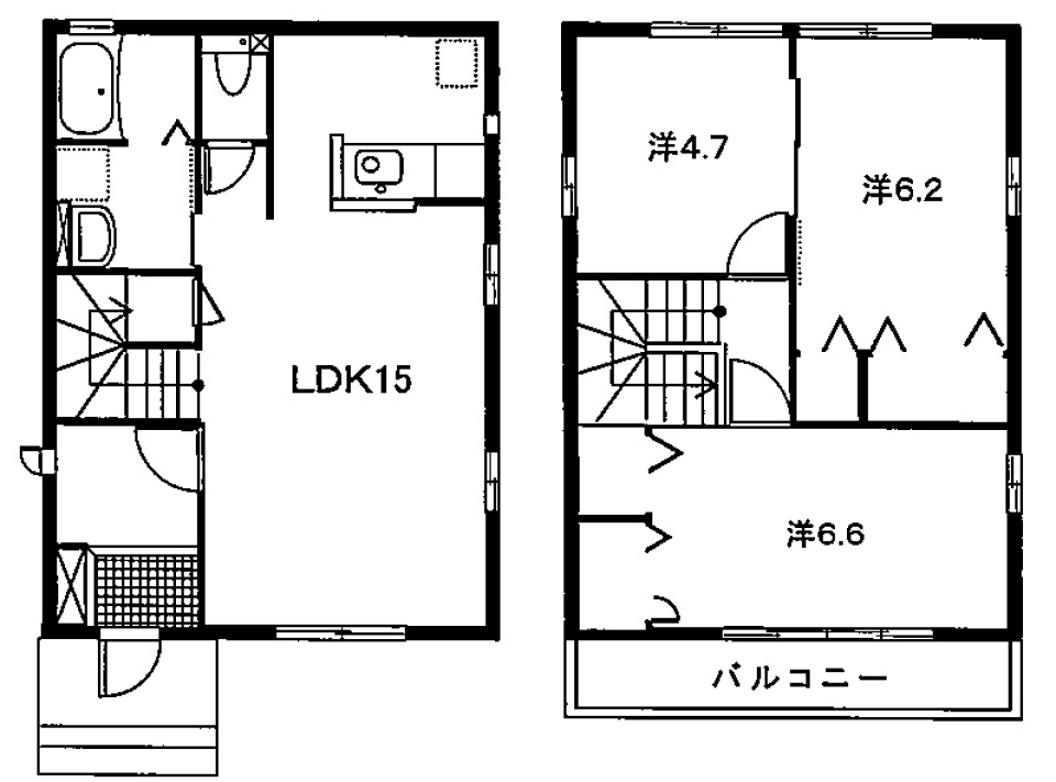 暖か我が家が待っている。　の間取り図