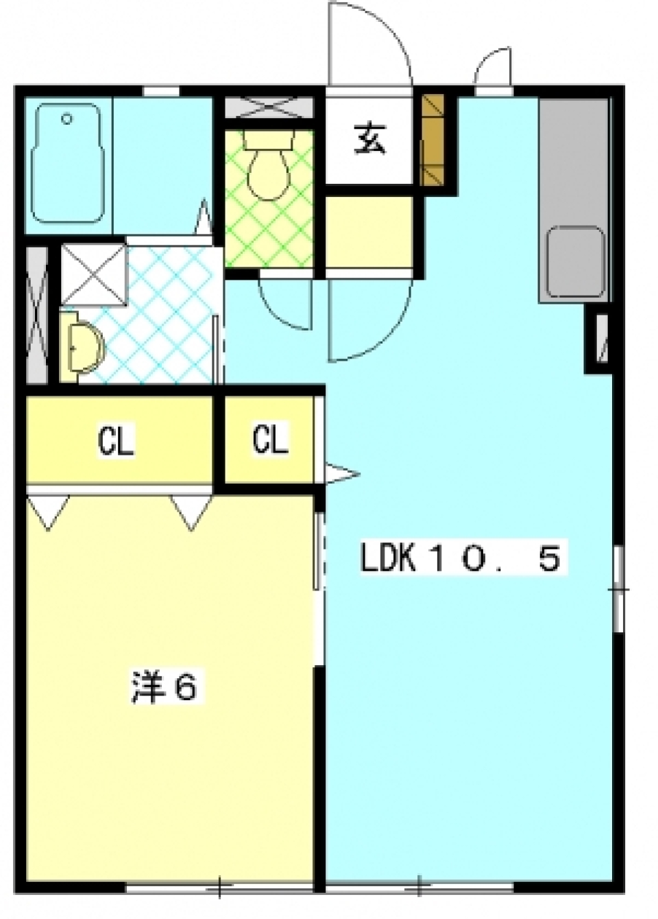 【キャンペーン賃料】出世街道は赤電沿いから。の間取り図