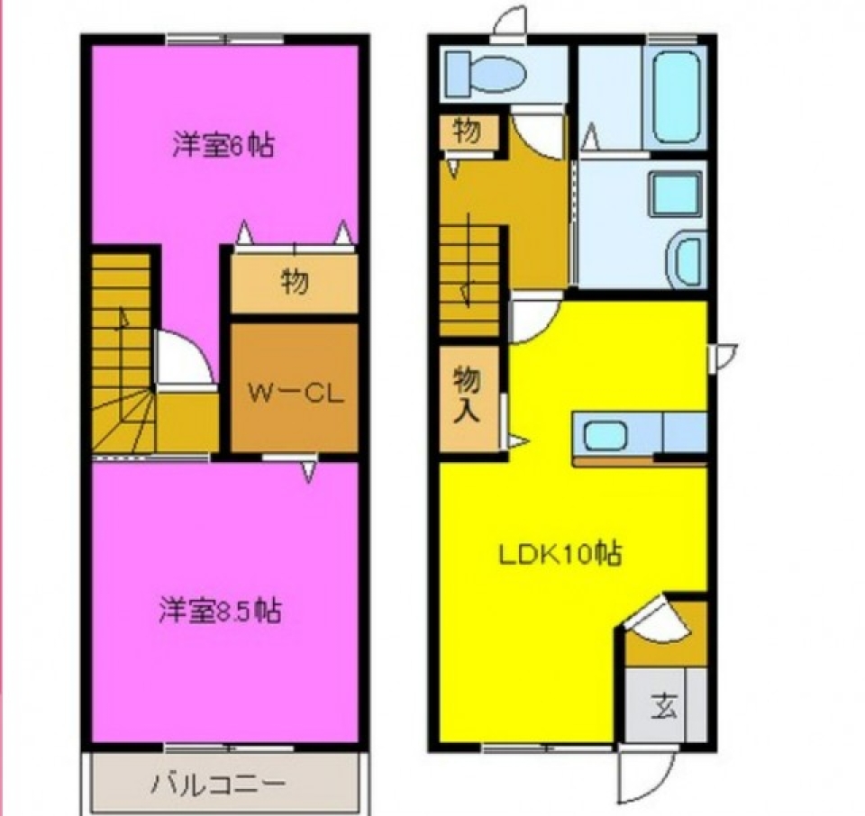 お帰りを言いたくての間取り図