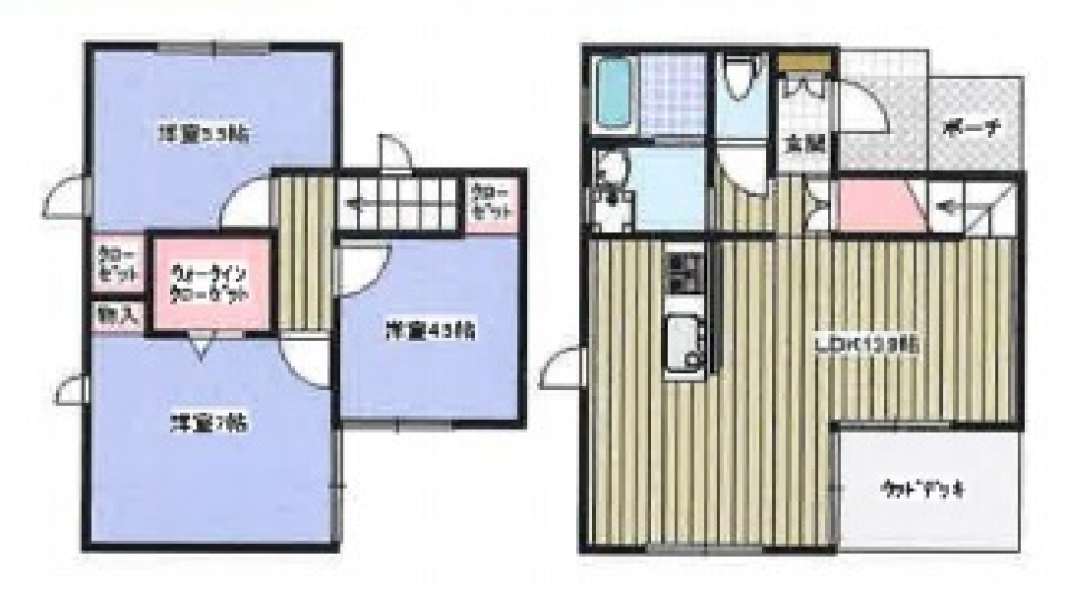 リフォームが待ちきれない戸建の間取り図