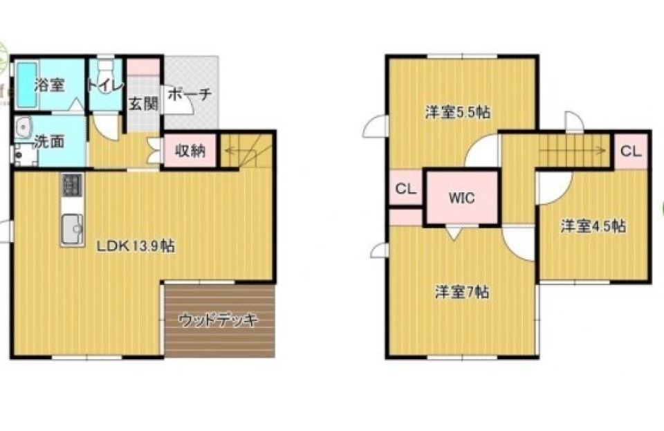 【ペット可戸建】家族みんなの暮らし！の間取り図