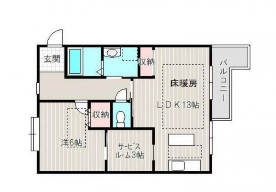 シェフわたし。の間取り図