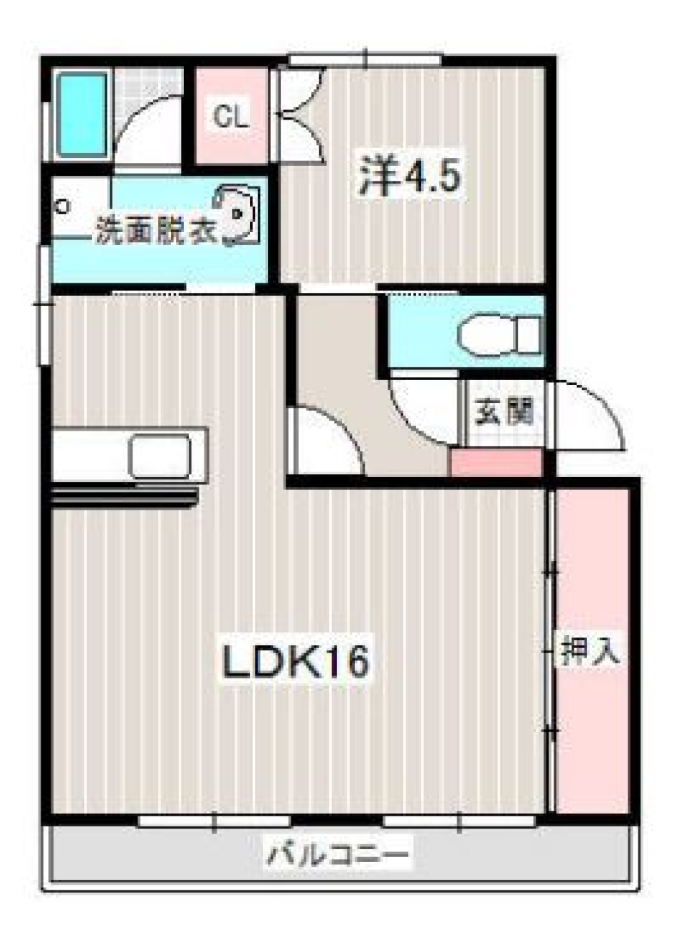 黒猫が待っている！の間取り図