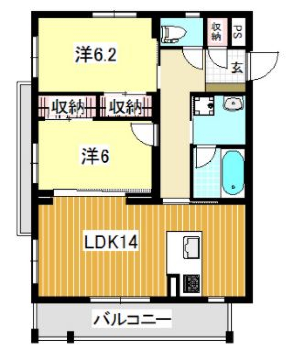 【ペット可】ソレイユの家の間取り図