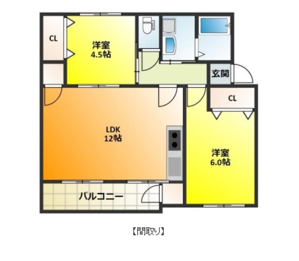 馬込川でおさんぽしましょ！の間取り図