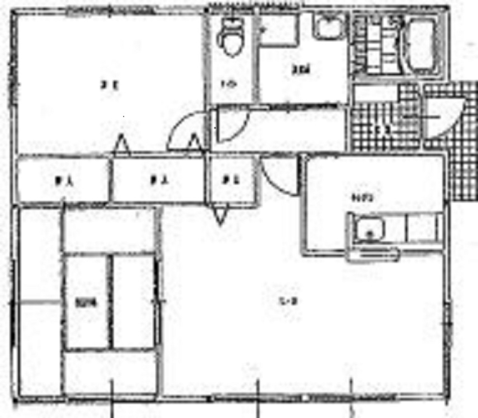 平屋住宅で子育て奮闘記。の間取り図