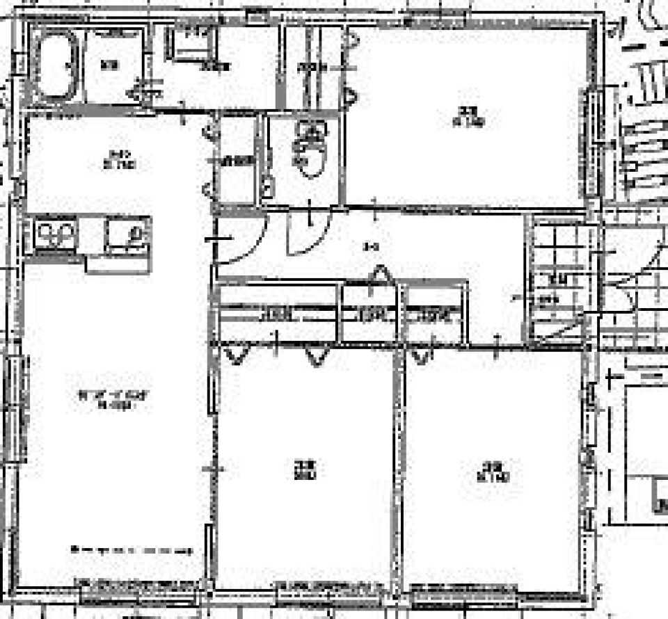 平屋で子供の成長を。の間取り図