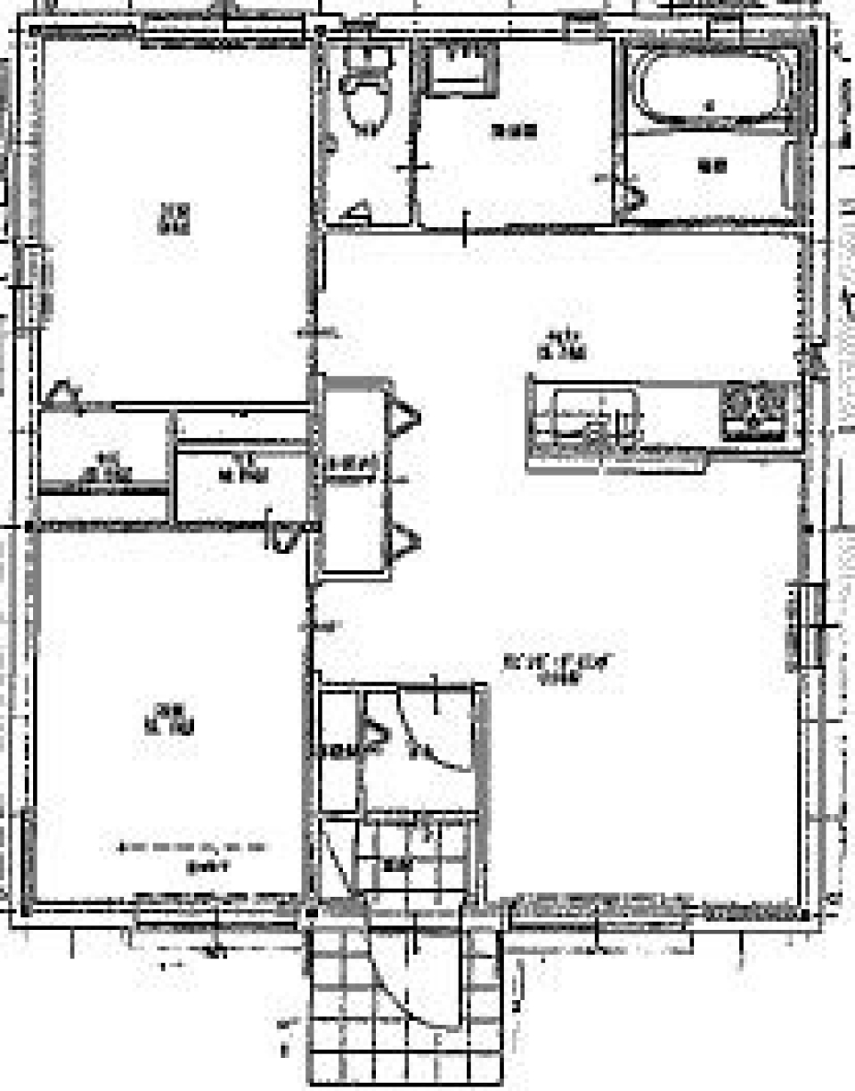 平屋戸建て物語の間取り図