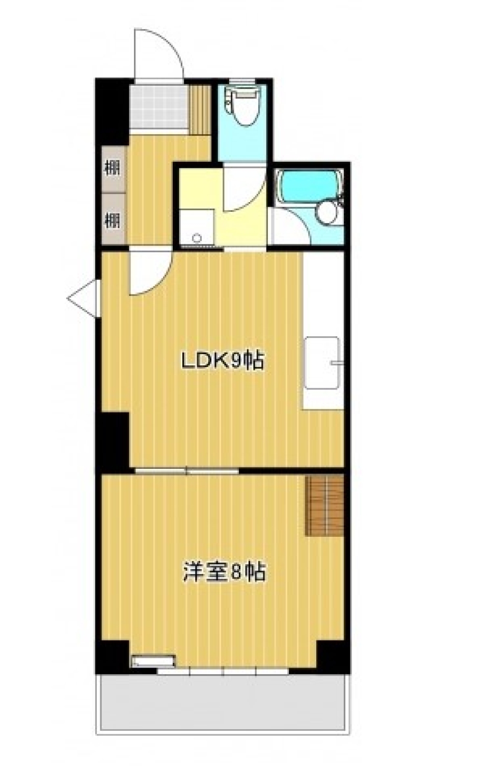 【リノベ物件】ゆったり、ぴったりの間取り図