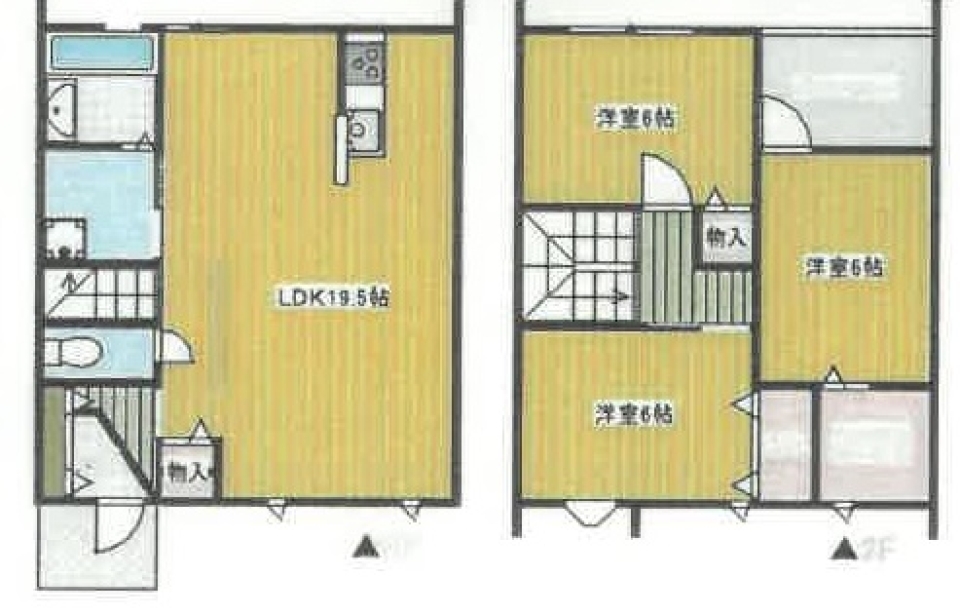 Casita KAMOEの間取り図