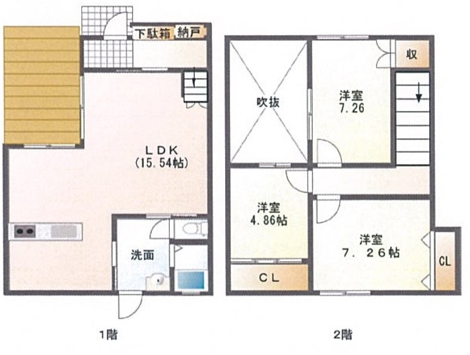 白亜の殿堂。の間取り図