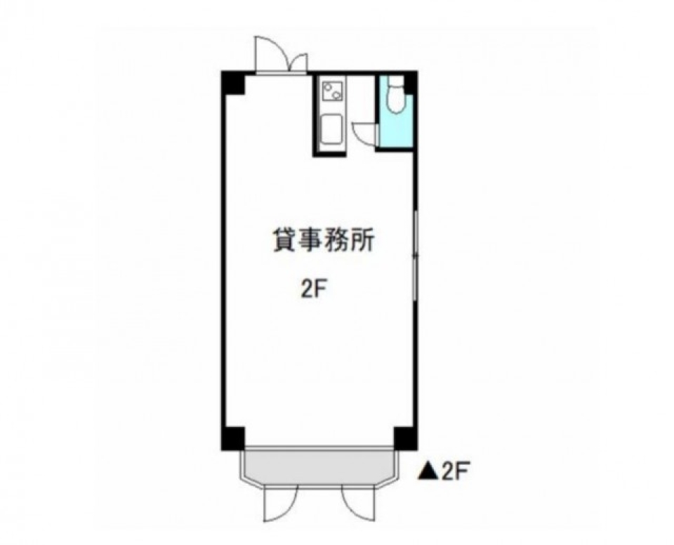 陽の当たるオフィスで。の間取り図