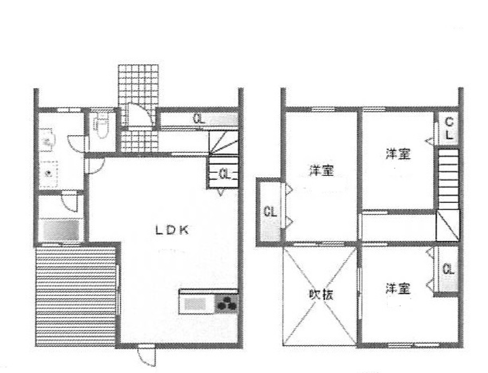 Carre blanc YASUMATSUの間取り図