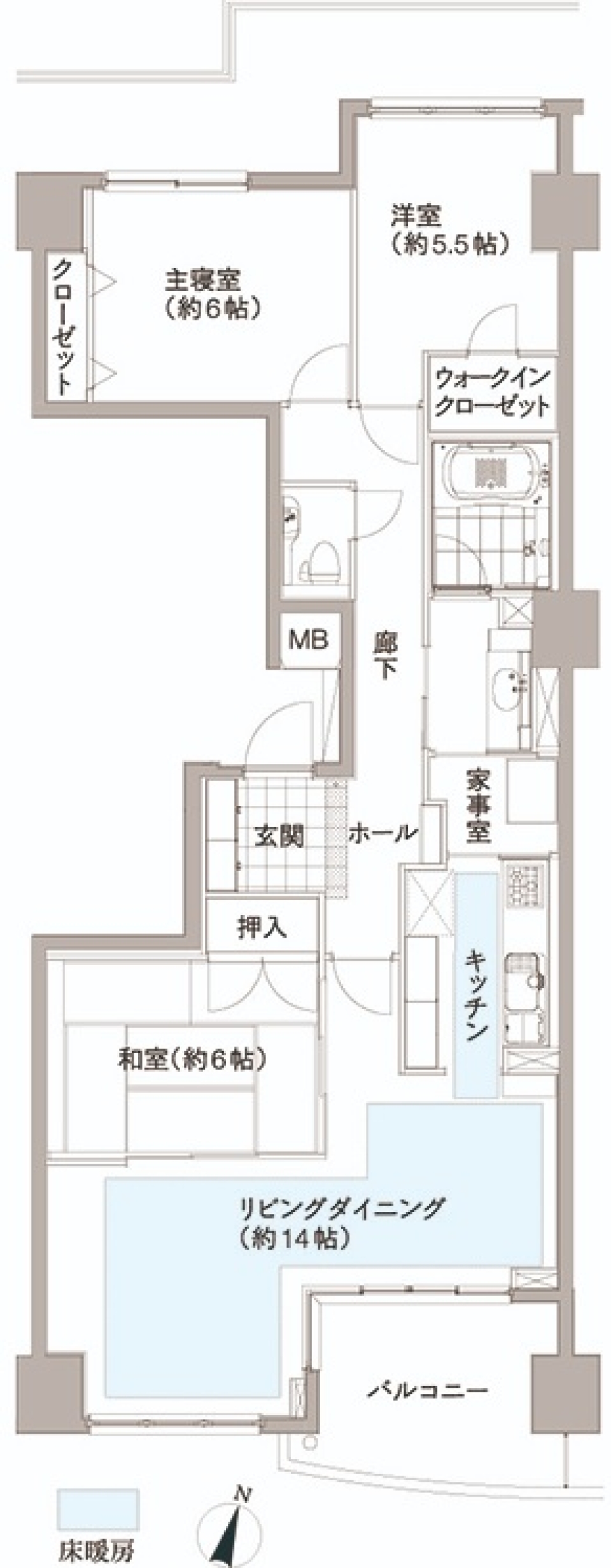 これこそハイグレードライフの間取り図