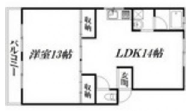 間取り図(1LDK)