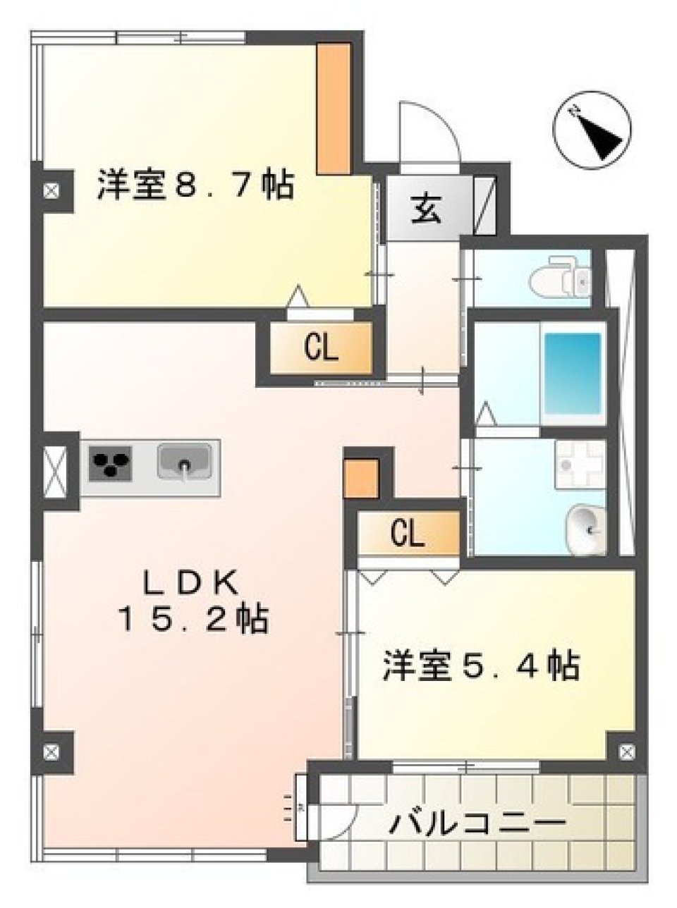 バリアがフリー！の間取り図