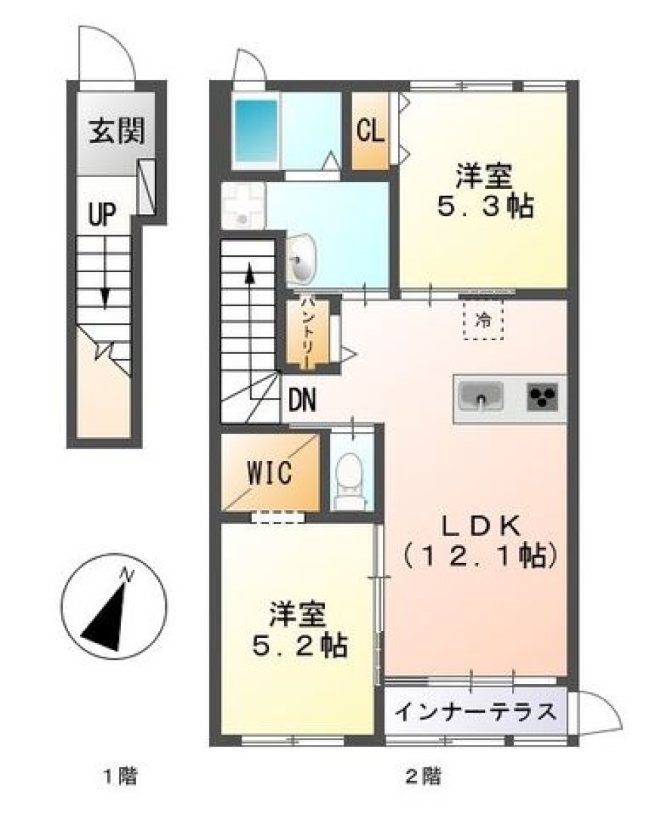 インナーバルコニーのすゝめ！の間取り図