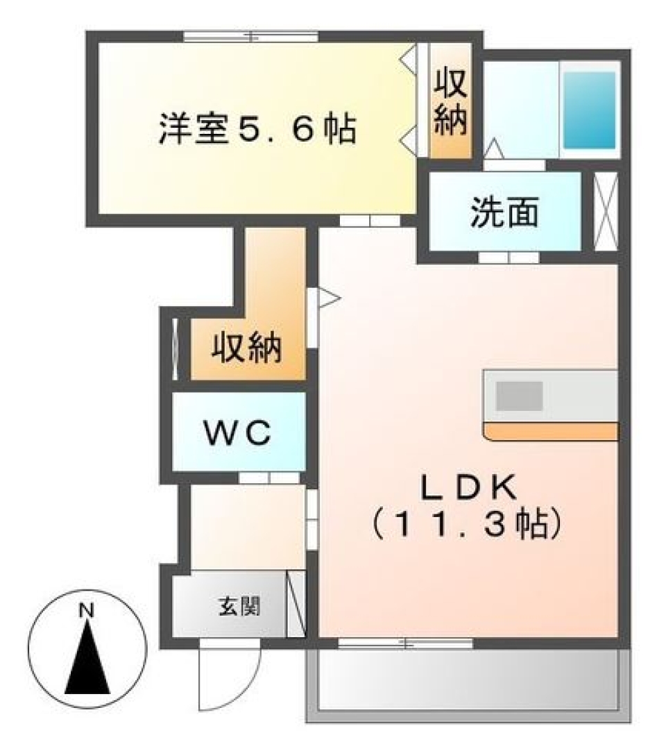 オール電化で暮らす！の間取り図