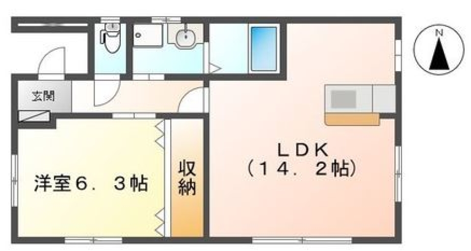 お庭でドッグラン！の間取り図