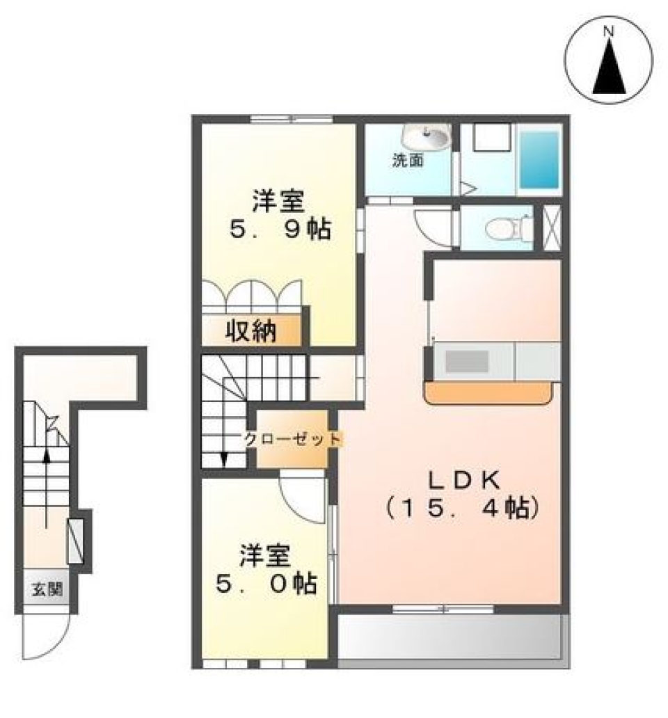 歓声と私とペットとの間取り図