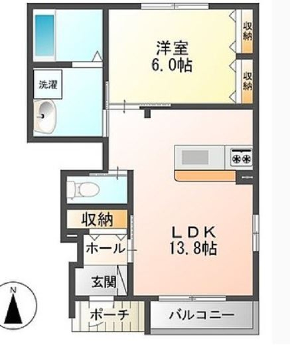 【ペット可】誰でもwelcomeの間取り図