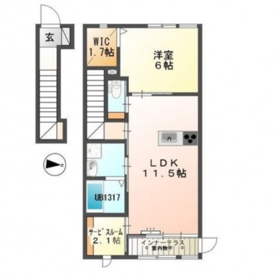 自分色に染めるおうちの間取り図