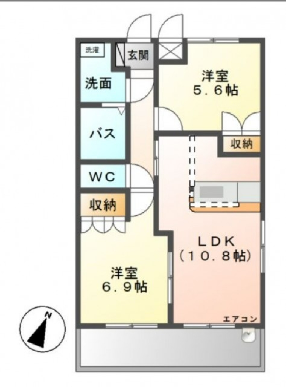 ファミリー・ヴィラの間取り図