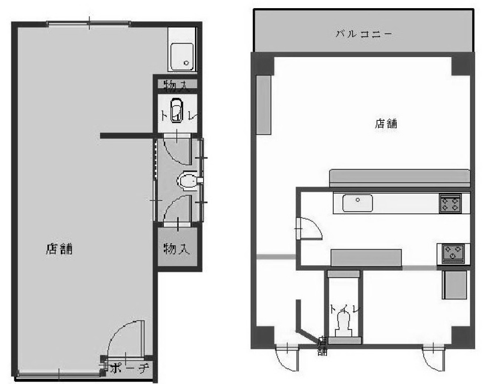 【事務所賃貸】始めよう！戸建て付きの事業。の間取り図