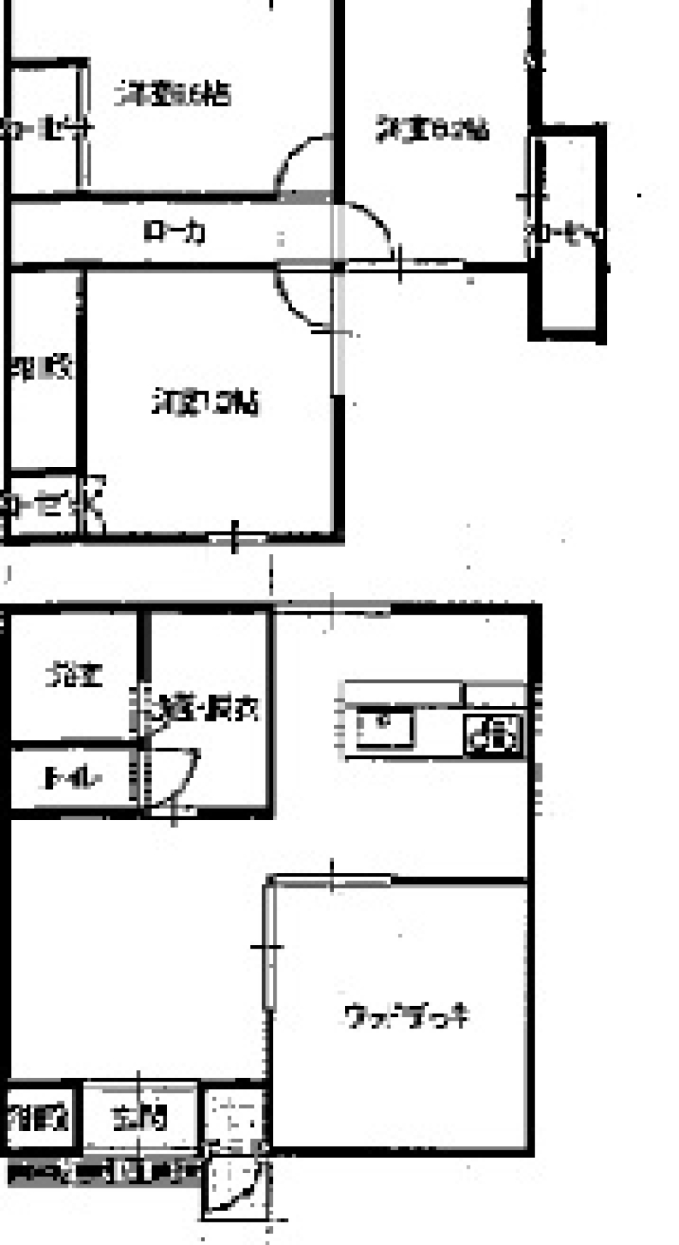 Carre blanc JIKKENCHOの間取り図