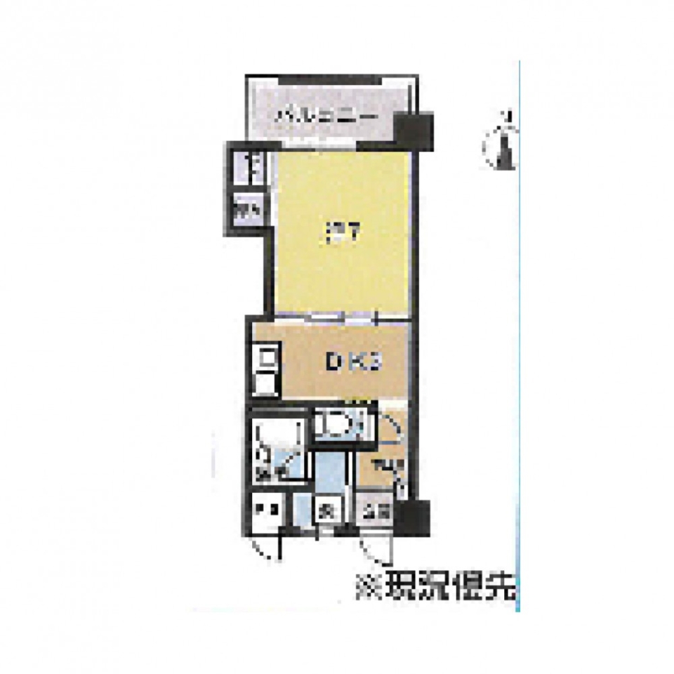 落ち着く場所。の間取り図