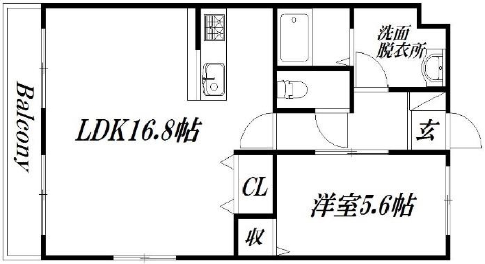 Loghouse Cafeの間取り図