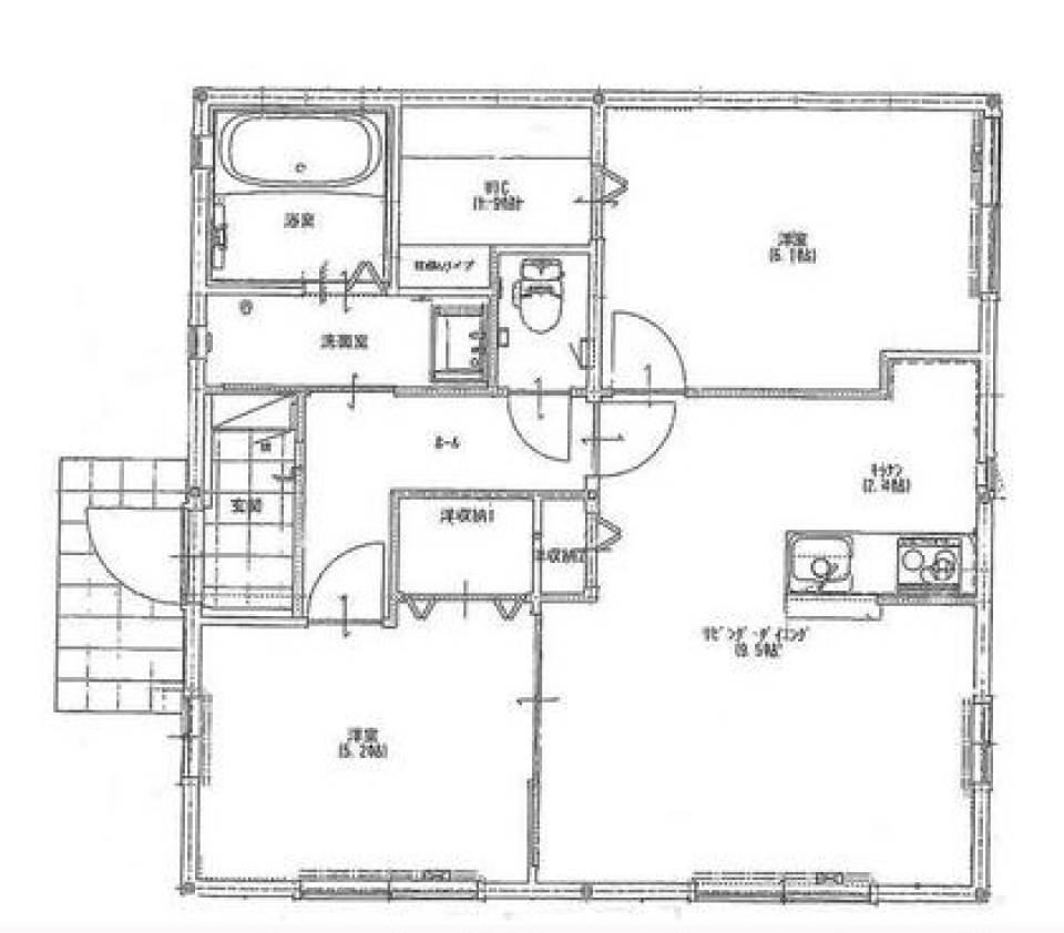 子がノビノビ育つ平屋住宅。の間取り図