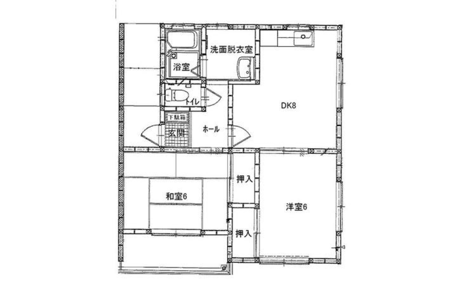 アウトドアを楽しむ小屋の間取り図