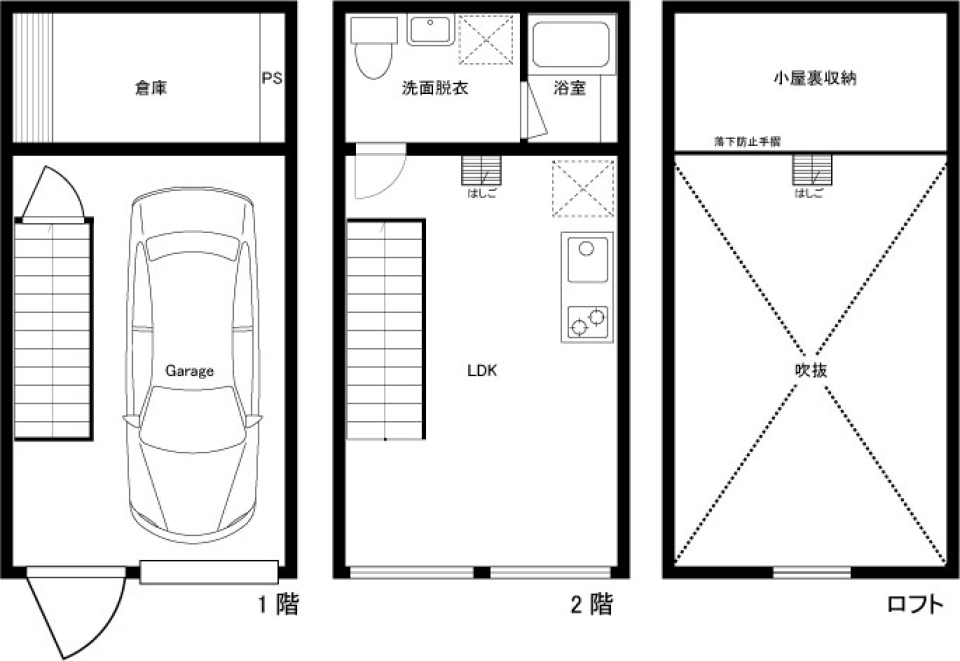 DAYTONA HOUSE in KASAIの間取り図