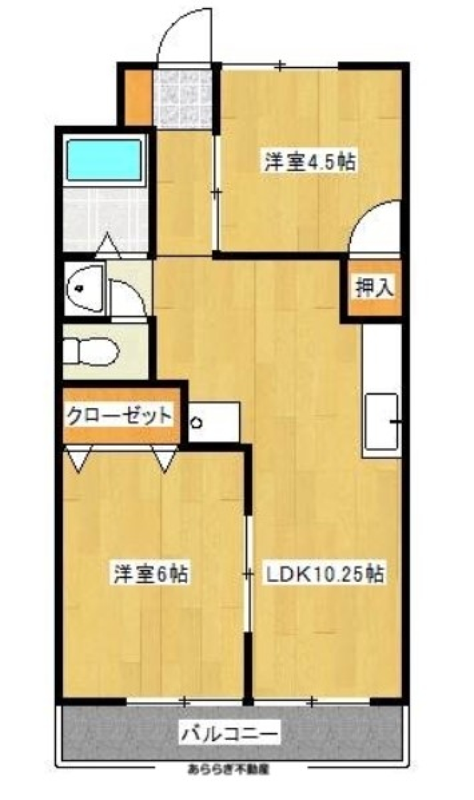 ごろごろタイムの間取り図