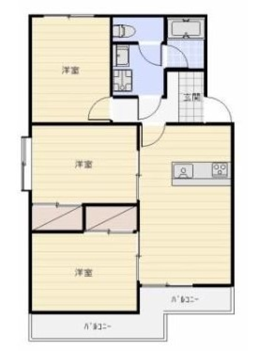 WOOD感の間取り図