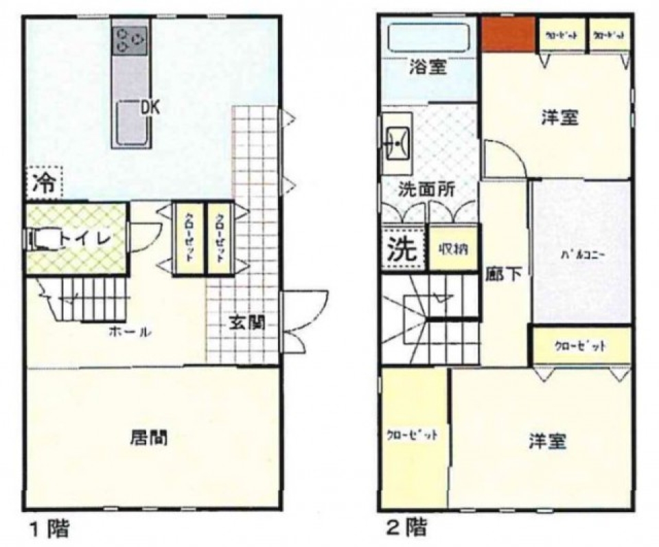 洒落てるとしか言いようがないの間取り図