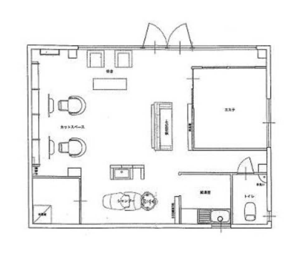 どうしても独立したい理容師、美容師さんへの間取り図