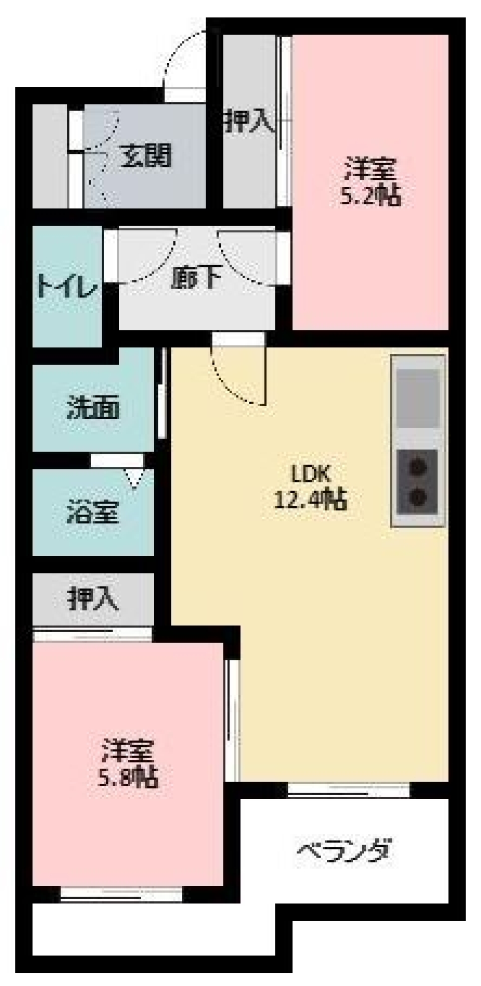 みどりを愛でる。の間取り図