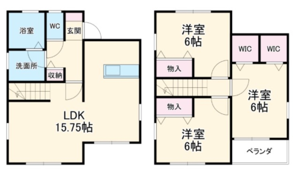 ピカピカHOMEの間取り図