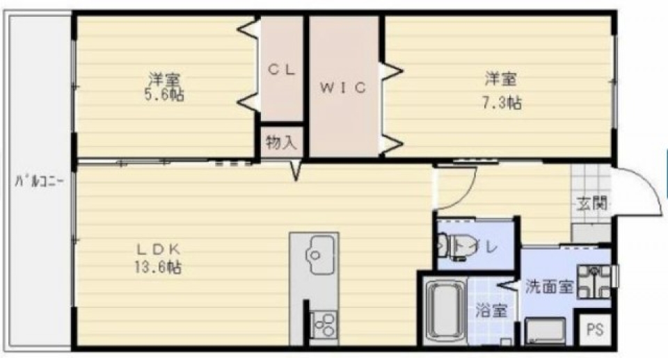 おうちDEカフェの間取り図