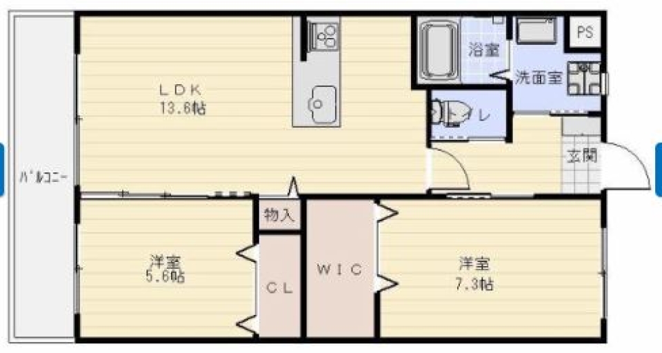 女子の夢や！の間取り図