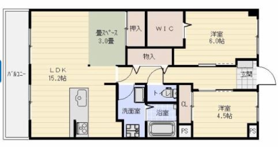 TATAMIの間取り図