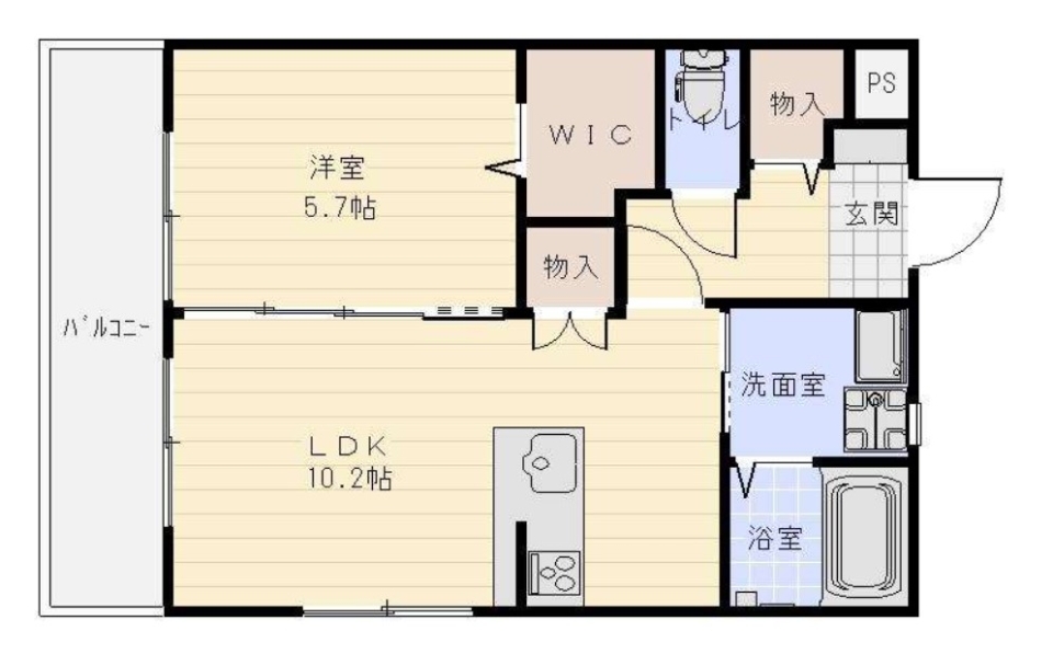 チャイムが鳴ったら...の間取り図