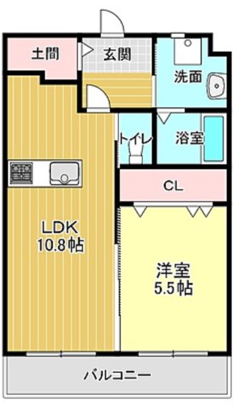 家の鍵をなくすことは、もうない。の間取り図