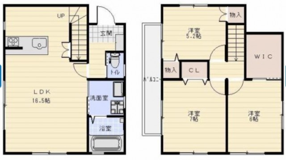 家族の大好きな場所の間取り図